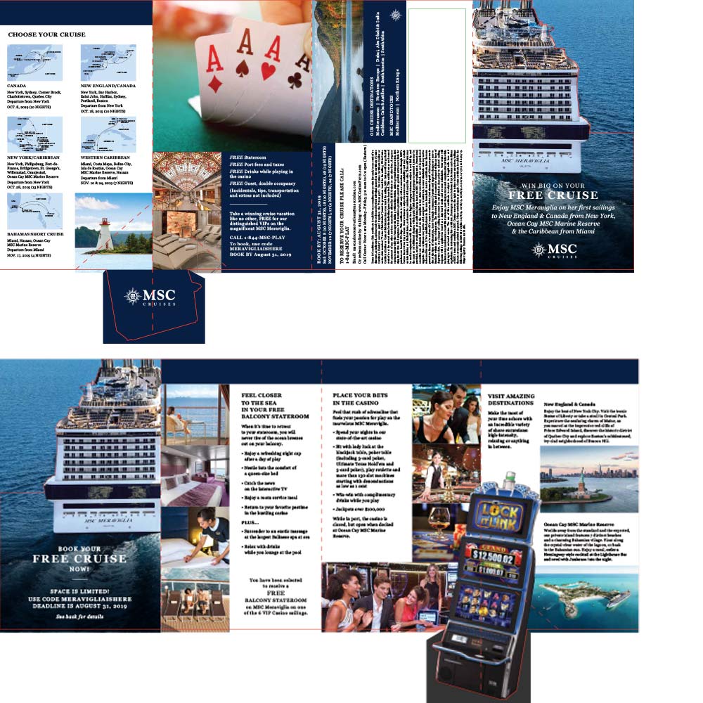 MSC Cruises Direct Mail