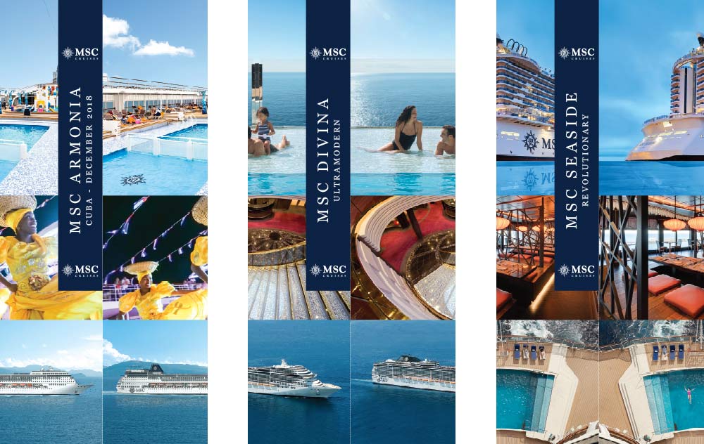 MSC Cruises Cruise360 Columns Branding